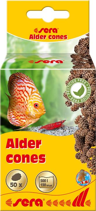 Image du produit Sera Cônes d'aulne en eau (Nettoyage de l'aquarium)