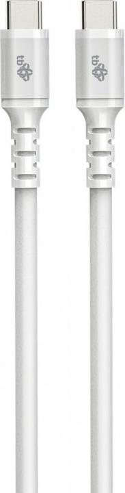 Image du produit Câble USB-C - USB-C 2m siliconowy biały (2 m, USB 2.0)