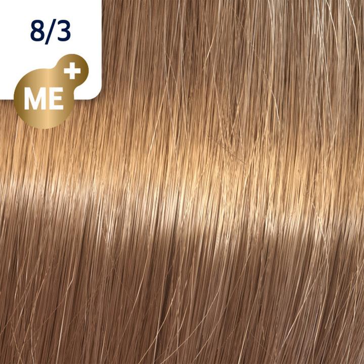 Actual product image Wella Koleston Perfect Me+ Rich Naturals (8/3 light blonde natural-gold)