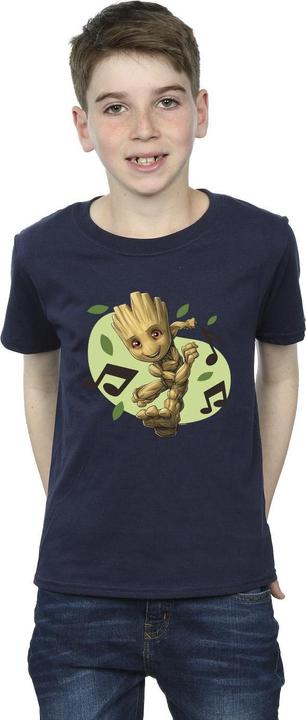 Image du produit - T-shirt GUARDIANS OF THE GALAXY GROOT MUSICAL NOTES - Garçon (140, 146)