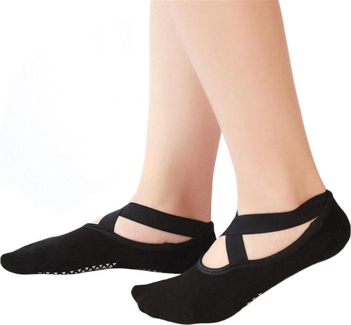 Produktbild JTI Yoga-Socken im Knöchelmodell - Schwarz (One Size)