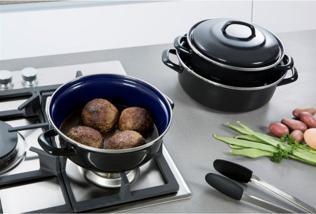 Immagine prodotto BK Fortalit Stoof-/Braadpan 36 cm (36 cm, Padella per friggere, Smalto)