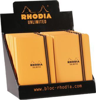 Actual product image Rhodia Unlimited (9 x 14 cm, Checked, Hardcover)