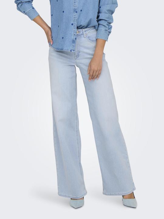 Produktbild Only ONLMADISON Hohe Taille Weiter Beinschnitt Jeans Jeans mit weitem Bein (L)
