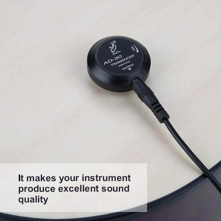 Actual product image Demeras Mini Piezo Pickup für Akustikgitarre und Violine