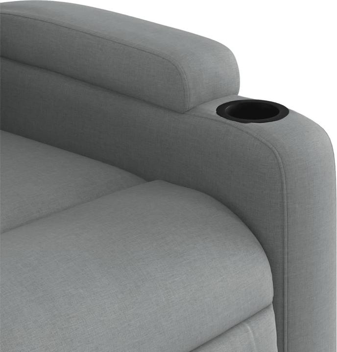 Produktbild VidaXL Massagesessel Hellgrau Stoff,Farbe: Hellgrau,Material: Stoff