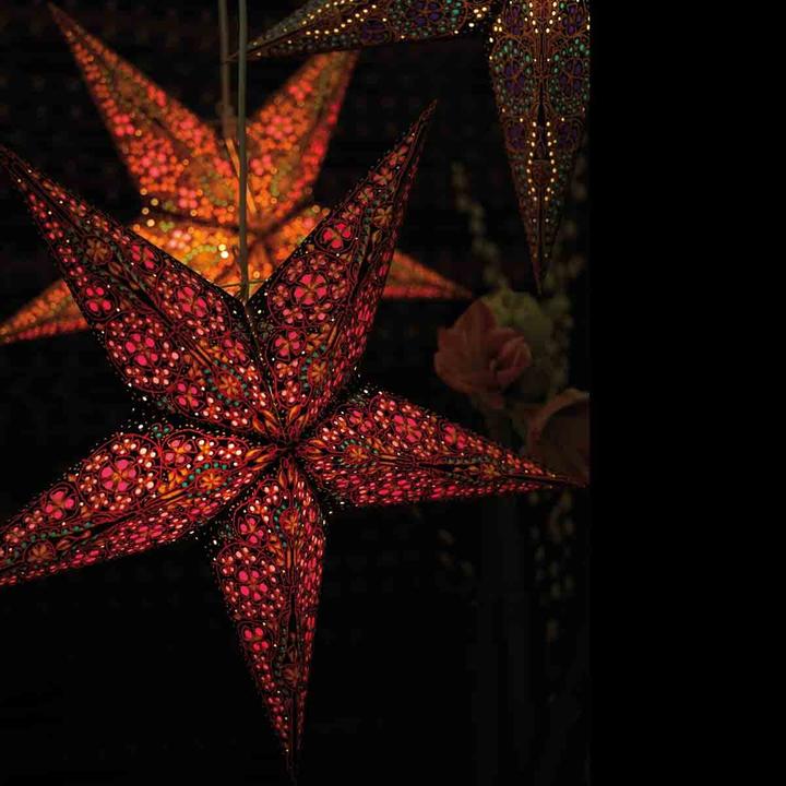 Produktbild Starlightz Papierstern kalea red size M