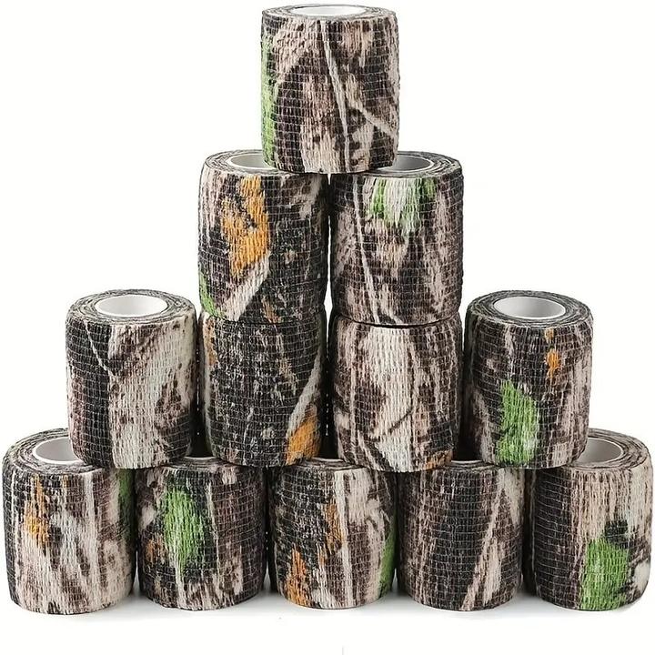 Actual product image S E 6Pc Assorted Camouflage Adhesive Free Wraps