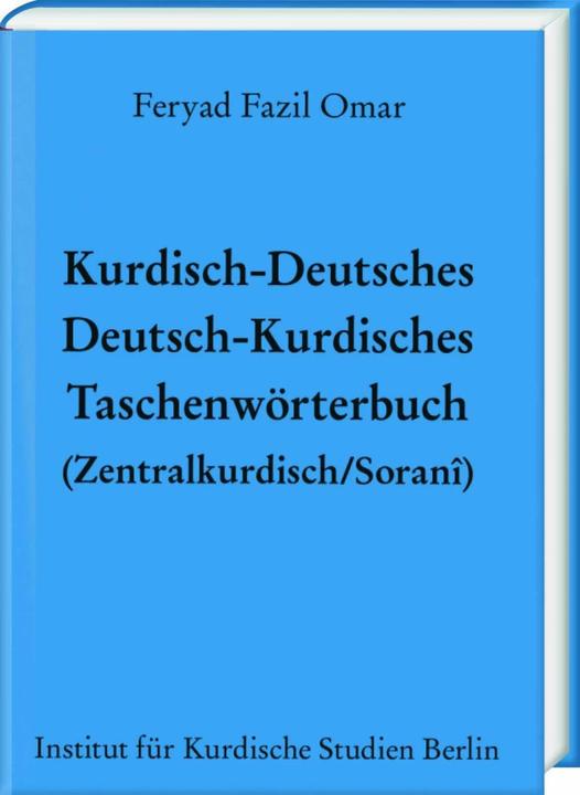 Actual product image Kurdisch-Deutsches/Deutsch-Kurdisches Taschenwörterbuch (Zentralkurdisch/Soranî) (German, Feryad Fazil Omar, 2018)