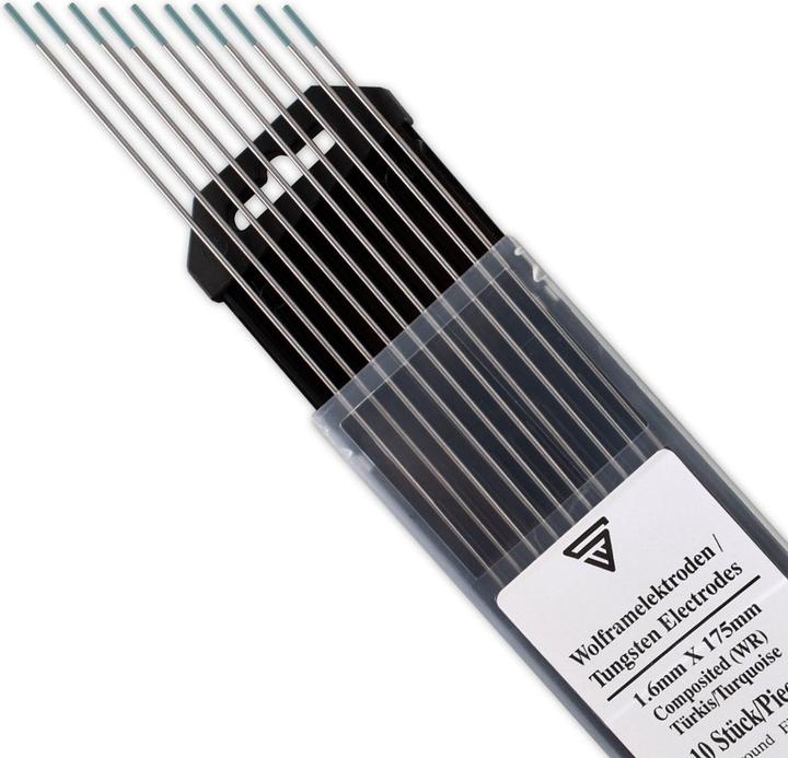 Produktbild Stahlwerk Wolframelektroden / Schweisselektroden WR Türkis 1,6 x 175 mm 10er Set