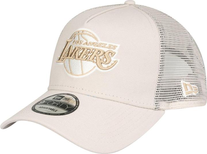 Image du produit New Era Casquette A-Frame Trucker - Los Angeles Lakers Stone (Taille unique)
