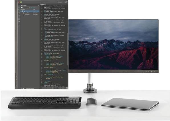 Immagine prodotto StarTech Supporto Per Doppio Monitor - Impilabile (Tavolo, 30")