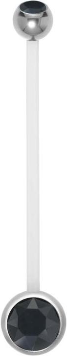 Actual product image Bijouteria Pregnancy-piercing (Stainless steel, Bioplastic, Crystal)