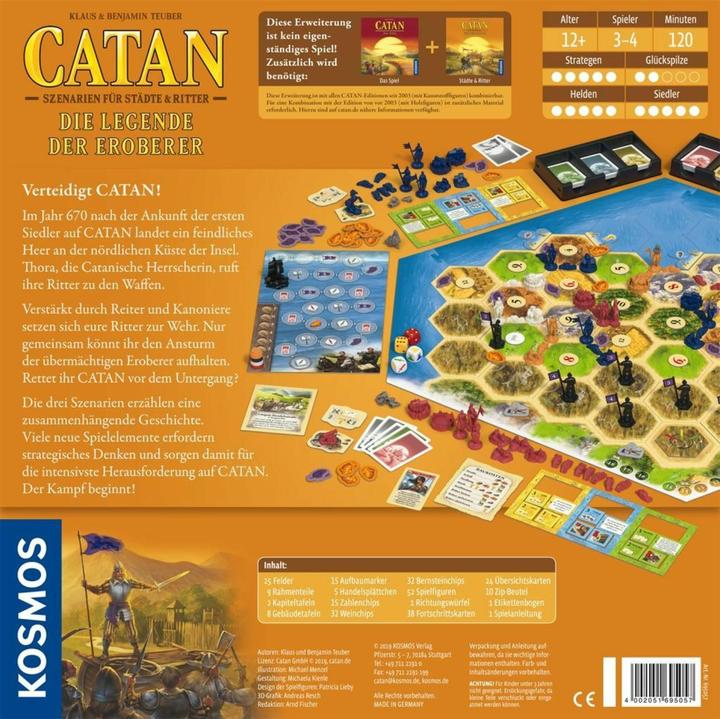 Produktbild Kosmos Catan: Die Legende der Eroberer (Deutsch)