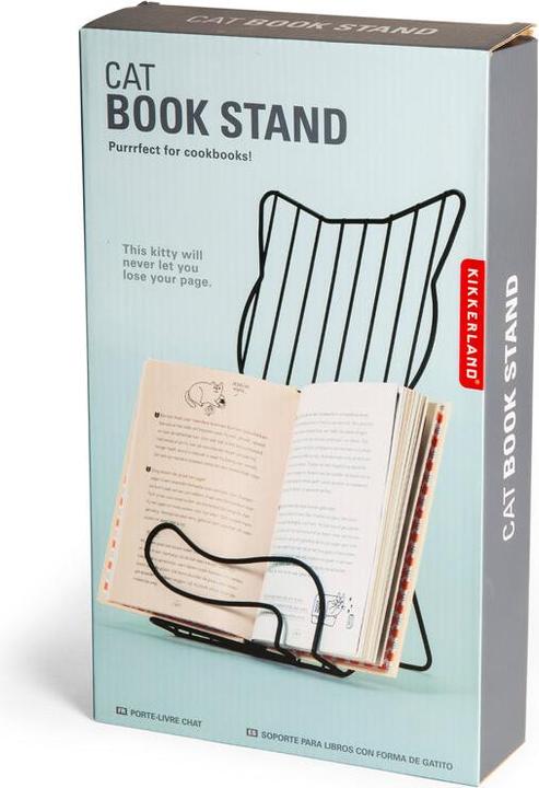 Image du produit Kikkerland Cat Book Stand
