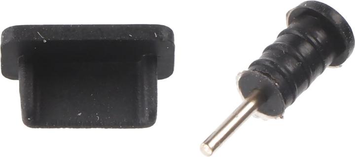 Produktbild AccuCell Staubschutz-Kappen Set für USB Type C (USB-C) & Kopfhörer
