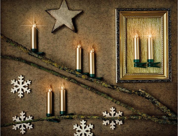 Produktbild Krinner LED Christbaumkerze Superlight Starter-Set (12 x)