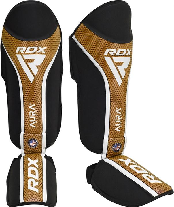 Image du produit Rdx Protège Tibias Aura Plus T-17 Black Golden-M (M)