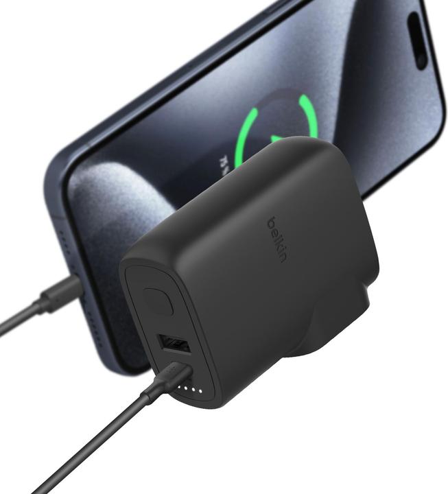 Actual product image Belkin chargeur secteur hybride 25W et B (5000 mAh, 25 W, 25 Wh)