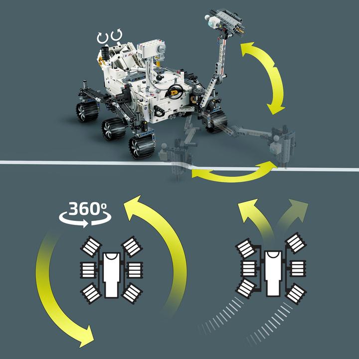 Produktbild LEGO NASA Mars Rover Perseverance (42158, LEGO Technic)