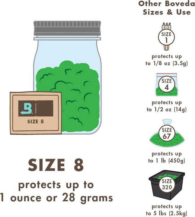 Actual product image Boveda Humidipak 4g