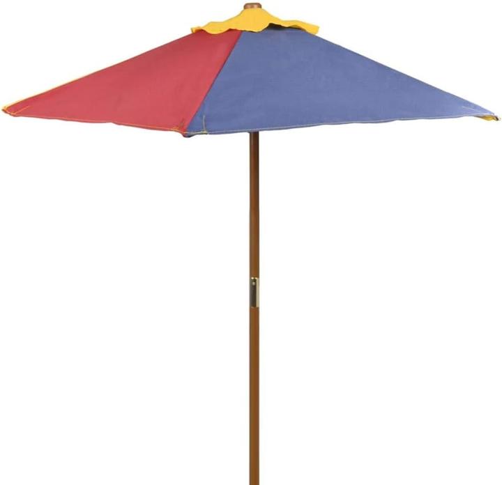 Immagine prodotto VidaXL Tavolo da pic-nic per bambini con ombrellone