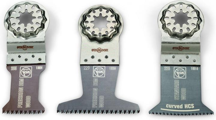 Fein Plunge cut saw blade E-Cut Combo Starlock Wood, 3-piece