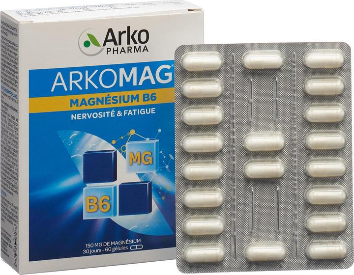 Produktbild Arkopharma Magnesium B6 (60 Stück, Kapseln, 55 g)