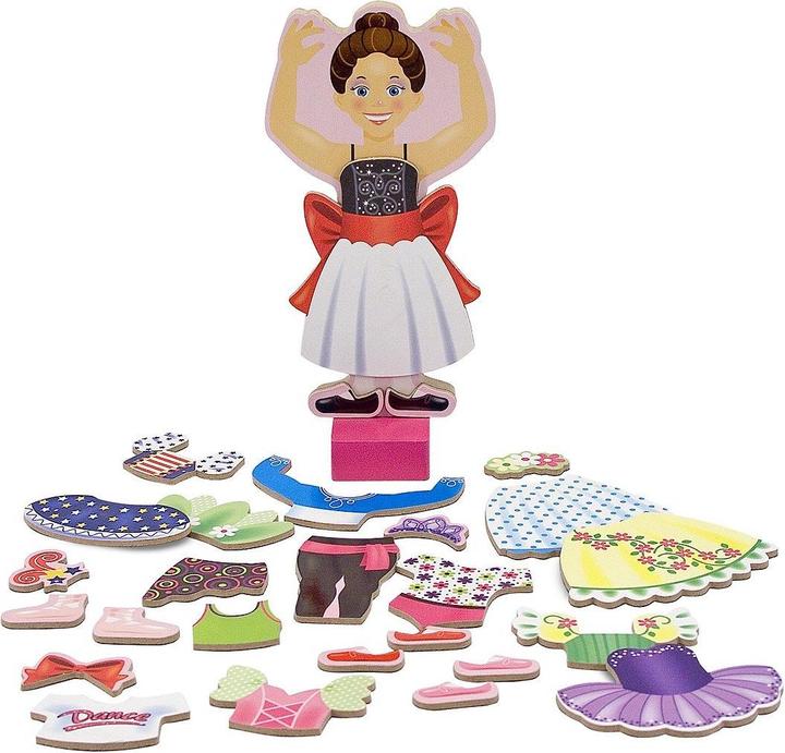 Immagine prodotto Melissa & Doug Magnetique Bois Nina Ballerina 29pcs (fr-de-en-es) (27 pezzi)