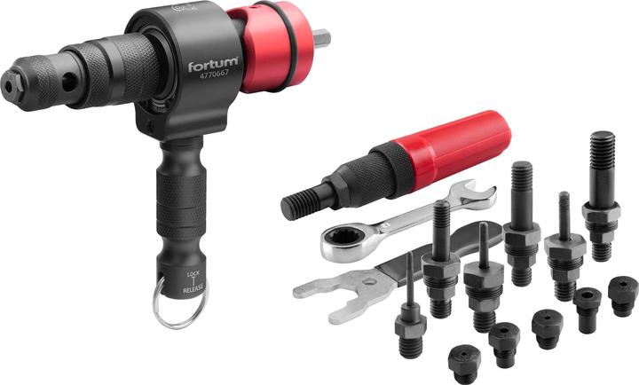 Produktbild Fortum Nietaufsatz 2-in-1 für Blindnieten