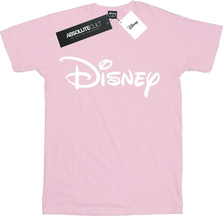 Actual product image Disney Womens/Ladies Classic Logo Cotton Boyfriend T-Shirt (S)