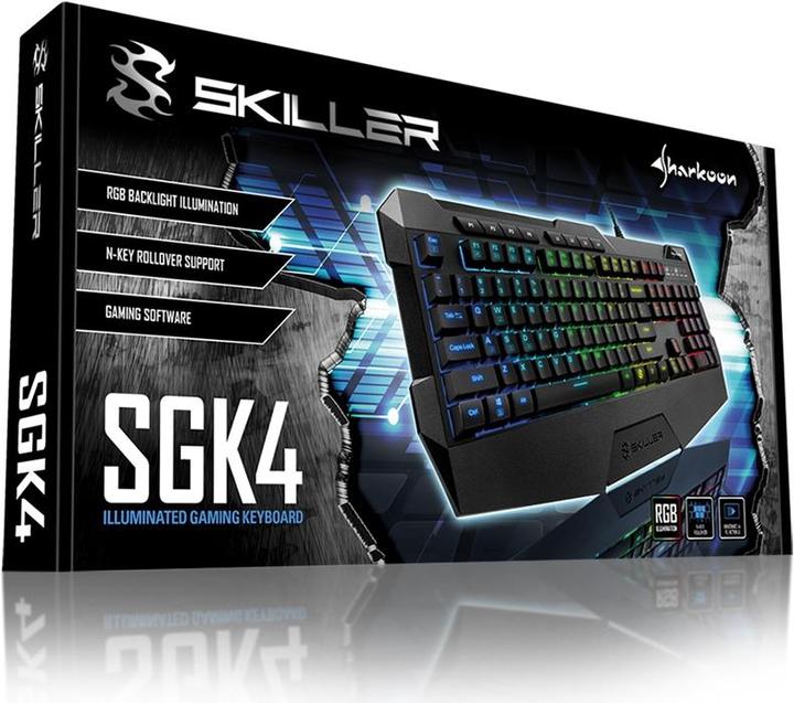 Immagine prodotto Sharkoon Skiller SGK4 (US, Cablato)