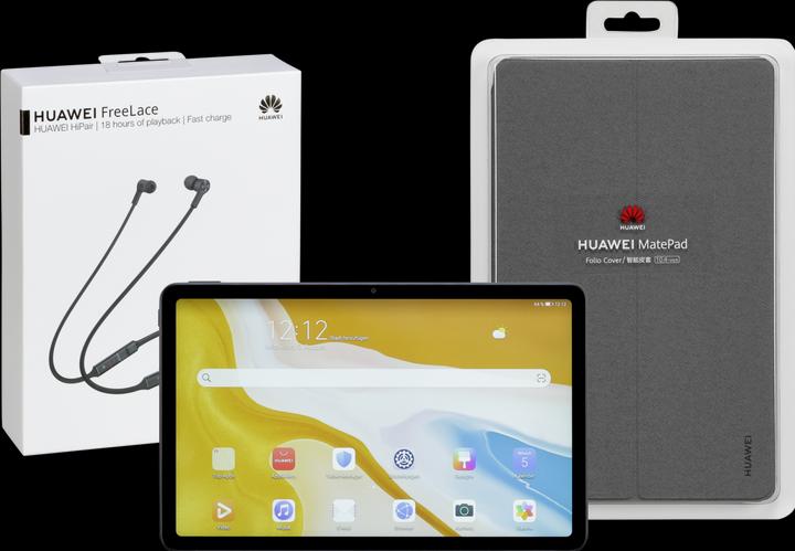 Produktbild Huawei MatePad WiFi 64GB gray inkl. Headset und Cover (nur WLAN, 10.40", 64 GB, Grau)