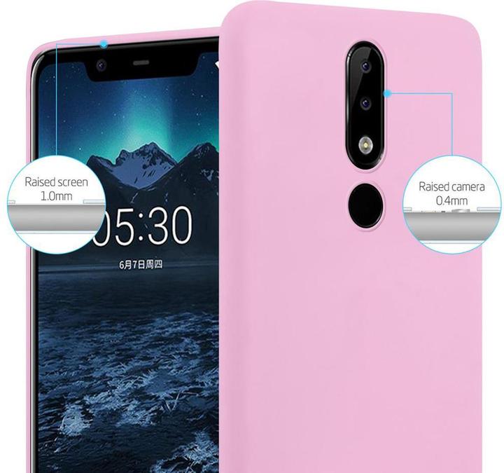 Productafbeelding Cadorabo TPU Candy Cover (Nokia 5.1 Plus)