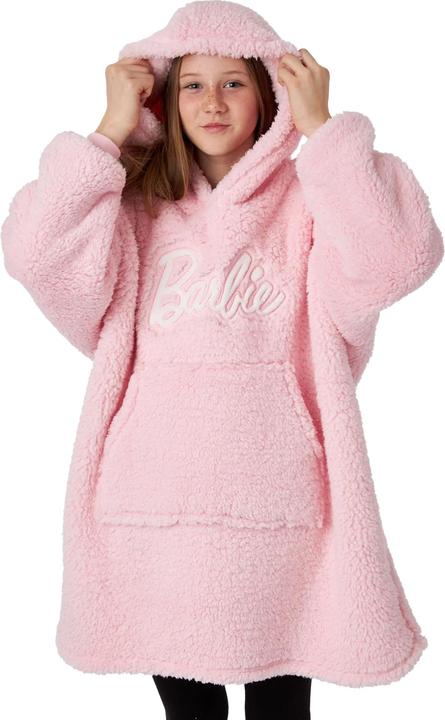 Produktbild Barbie Sherpa Kapuzendecke Mädchen (122, 128, 125 B)