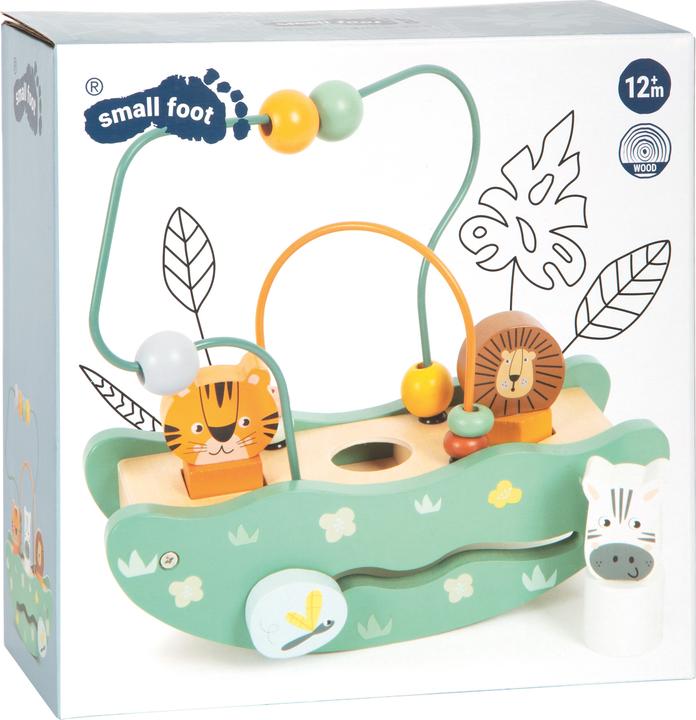 Actual product image small foot Safari" motor loop with seesaw