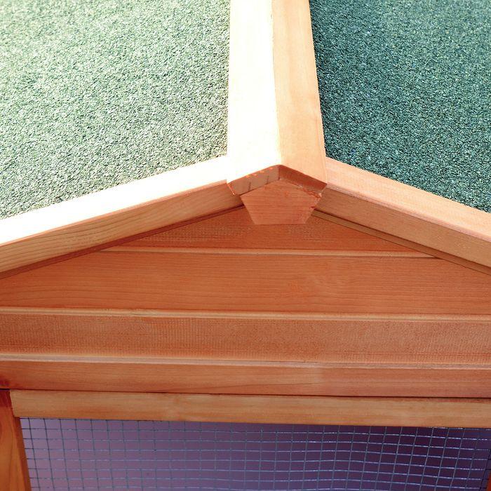 Produktbild Swisshandel24 Kaninchenstall Kaninchenkäfig 100 x 68 x 59cm Kleintierstall mit Freigehege XXL
