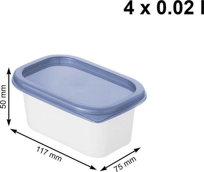 Produktbild Rotho Gefrierdosen Domino (0.20 l)