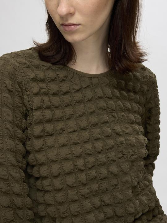 Image du produit Selected Femme Haut texturé avec manches 3/4 (S)