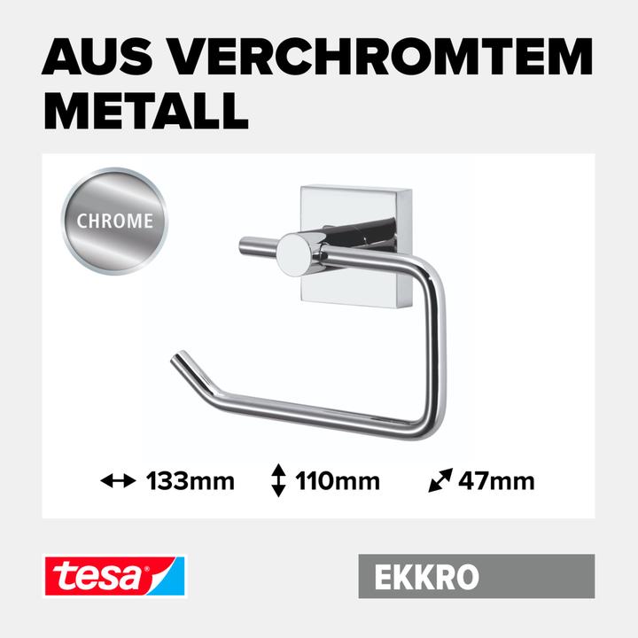 Image du produit tesa Porte-rouleau EKKRO avec solution adhésive sans perçage