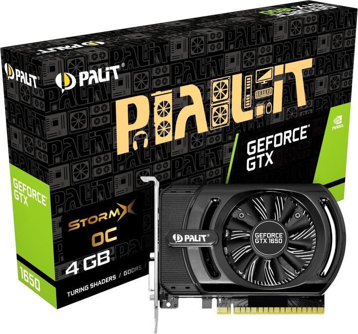 Produktbild Palit GeForce GTX 1650 StormX OC (4 GB)