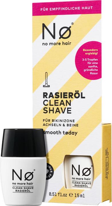 Image du produit No more hair Plus de poils, huile de rasage, 15 ml (15 ml, Huile de rasage)
