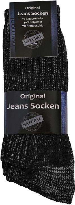 Actual product image Normani 6 pairs of denim socks with terry sole (pack of 6, 47 - 50)