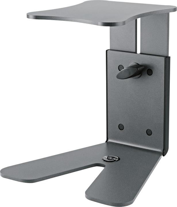 Actual product image K&M 26772 Monitor table stand 'S' - basalt grey (1 pcs., Stand, Height-adjustable)