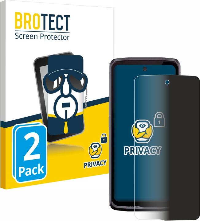 Produktbild BROTECT Sichtschutzfolie Anti-Spy Privacy Folie Blaulicht-Schutz (2 Stück, Crosscall Stellar X5)