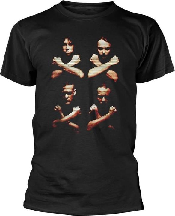 Metallica Erwachsene Geburt Tod Gekreuzte Arme TShirt