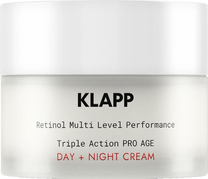 Actual product image Klapp RESIST AGING Retinol Triple Action PRO AGE Day + Night Cream (50 ml, 24h cream)