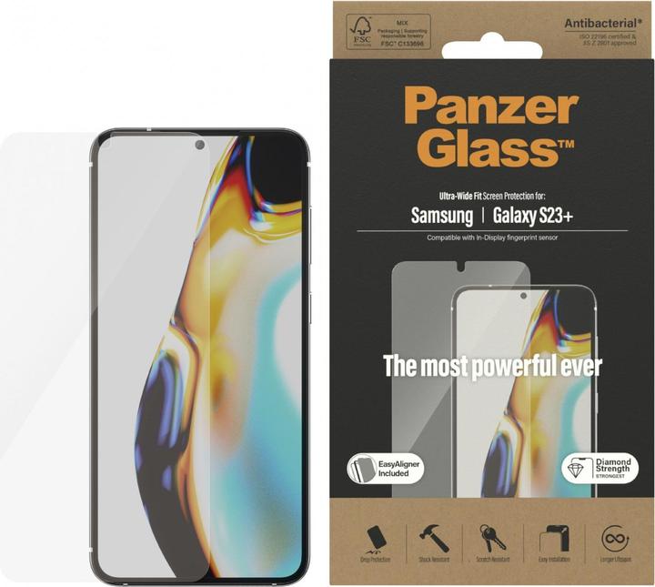 Actual product image PanzerGlass Ultra Wide (1 Piece, Samsung Galaxy S23+)