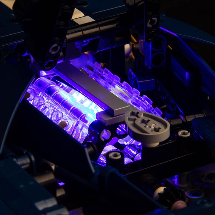 Produktbild BrickBling LED Licht Set für LEGO Ford GT 2022 (42154) inkl. Fernbedienung