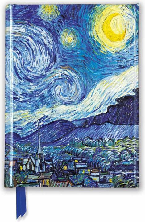 Image du produit Vincent van Gogh : The Starry Night (Foiled Pocket Journal) (Blanc, Couverture rigide)